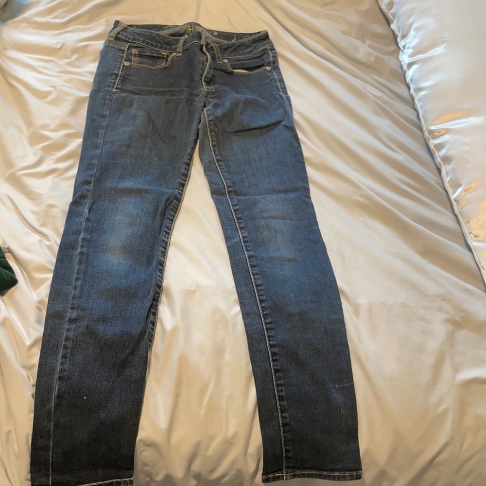 American eagle 0 super stretch skinny jeans